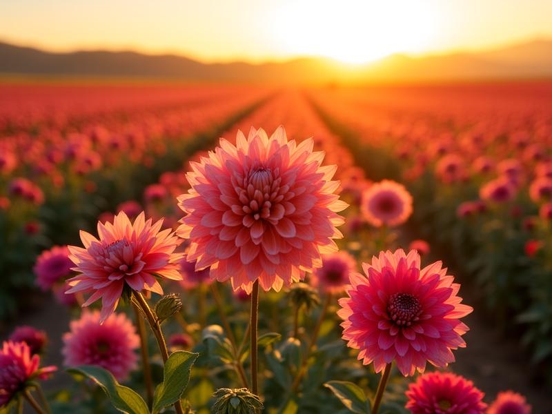 Locally sourced flowers from a California farm